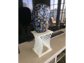vaso pedestal decoração 3d print model - Mito3D