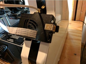 robo3d pi b montagem Impressora 3d acessórios raspberry caso r1 plus robo 3d print model - Mito3D
