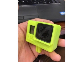 case gopro hero 5 gadgets 3dprintable 3d printer printing slash action cam camera mount design gopromount protector 3d print model - Mito3D