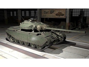 stridsvagn 81 strv sneak peek vehicles model tank world tanks 3d print model - Mito3D