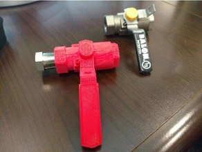 series ls 3000 05 ball valve engineering 3d print model - Mito3D