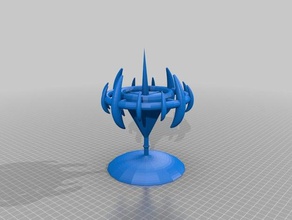 deep space 9 candlestick starcraft pylon household 3d print model - Mito3D