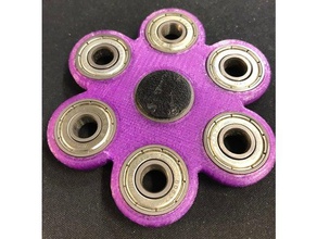 hexa 6 cojinete de fidget spinner juguetes mecánicos juguete rodamiento 3d print model - Mito3D