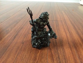 le roi neptune, virginia beach statue sculptures art neptune poséidon la 3d print model - Mito3D