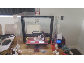 acrylic 3d printer enclosure case cover parts 3d print model - Mito3D