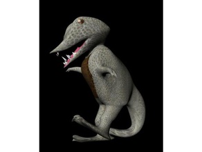 t-rex cartoon trex A impressão 3d dos desenhos animados 3d print model - Mito3D