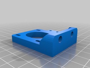 motormount bigger holes m4 screws 3d printer parts 3d print model - Mito3D