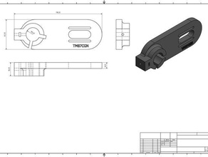 electric skateboard motor mount diy 3d print model - Mito3D