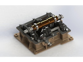 gear box Werkzeugmaschinen 3d print model - Mito3D