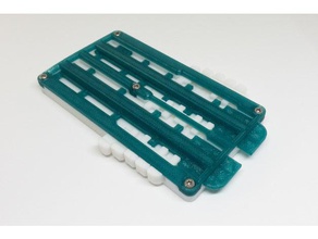cerradura doble - Schiebe-Schlüssel puzzle Rätsel Schlüssel verschiebbar ist 3d print model - Mito3D
