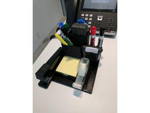 desk organizer office 3d print model - Mito3D