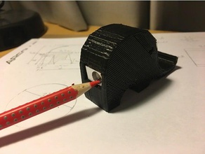 elefant Bleistiftspitzer-Telefon-Halter Kunst-tools pencile Handy-Halter sharpener spitzer stift tool - Spielzeug 3d print model - Mito3D
