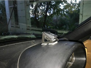 adjustable angle action camera mount automotive cam fpv mobius runcam 3d print model - Mito3D