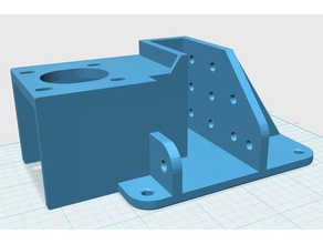 tevo tarántula - soporte de la base derecha invertida z-montaje del motor Impresora 3d las piezas montaje paso a impresora z-eje 3d print model - Mito3D