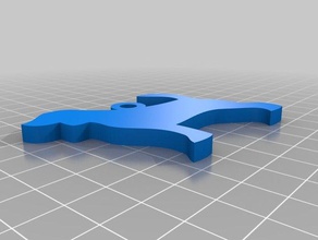 beagle de porte-clés personnalisé 3d print model - Mito3D