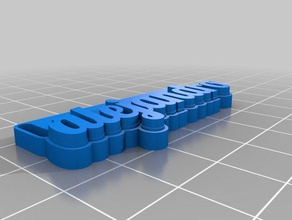 alejandro llaveros personalizado 3d print model - Mito3D