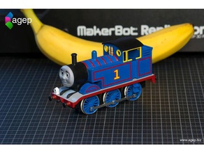 thomas motor de tanque - & friends mecânico brinquedos amigos trem 3d print model - Mito3D
