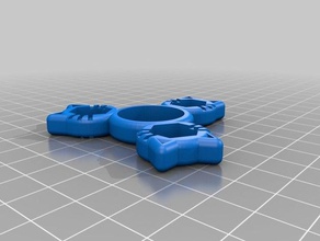my customized cat 3 m8 fidget spinner mechanical toys 3d print model - Mito3D
