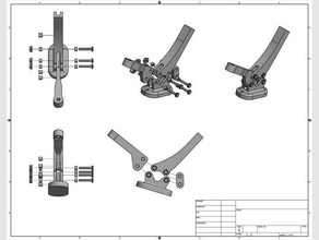 toggle clamp machine tools cnc jig woodwork 3d print model - Mito3D