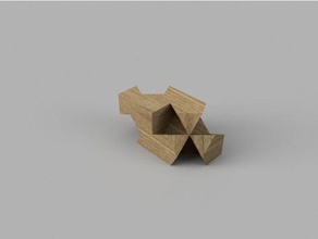 kawai-tsugite building joint sculptures block japan kawai tsugite 3d print model - Mito3D