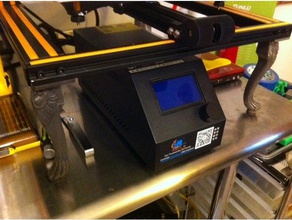 cr-10 steampunk legs - control box under bed mod 3d printer accessories cr10 cr10s4 3d print model - Mito3D