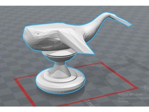 baleia animais 3d print model - Mito3D