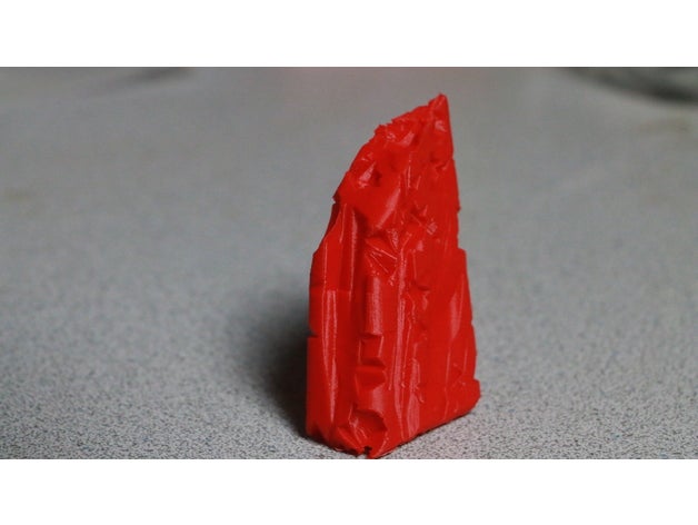 cinzas de vulcão mount st helens a arte ash monte saint partículas 3D print model - Mito3D