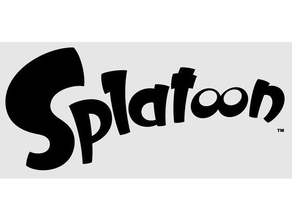 splatoon logo les signes et logos inkling de nintendo commutateur 2 le calmar la wii u 3d print model - Mito3D