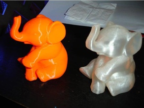 tè luce elefante animali 3d print model - Mito3D