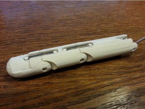 finger Robotik modular pull-string betätigt in der Gelenke 3d print model - Mito3D