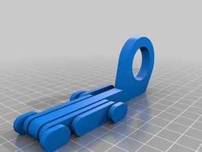 perpendulum mecânico de brinquedos openscad paramétrico pêndulo 3d print model - Mito3D