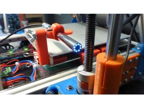microscopio a sonda - installazione z traballare Stampa 3d prove 3d print model - Mito3D