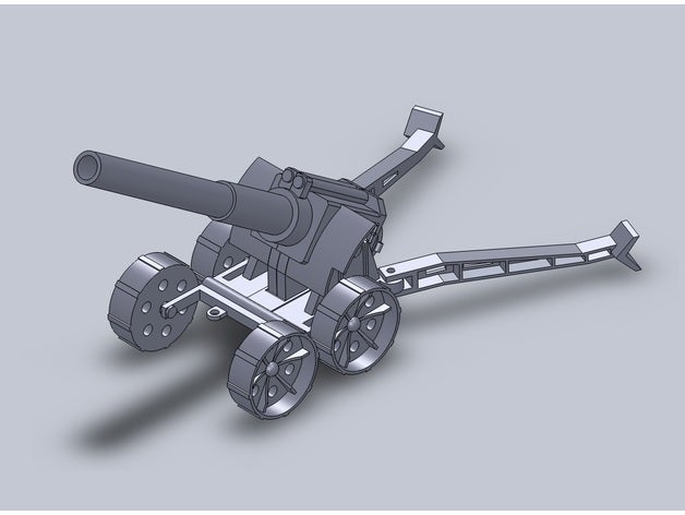 heavy artillery vehicles 40k earthshaker imperial guard medusa renegades warhammer40k 3D print model - Mito3D