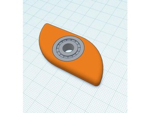 teniendo w spinner La impresión en 3d Impreso fidget completo micro onl sólo de plástico rodamiento 3d print model - Mito3D