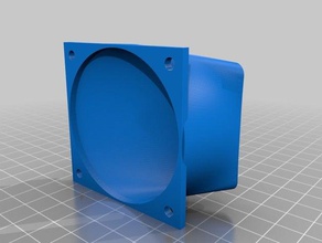 voron duto do ventilador 60mm axial parte da ventoinha de resfriamento Impressora 3d peças 3d print model - Mito3D