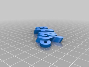 sandra organización personalizado 3d print model - Mito3D