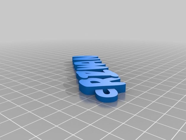 riz organización personalizado 3D print model - Mito3D