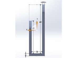 Spiegel Halter Haushalt hanger Wand Aufhänger 3d print model - Mito3D