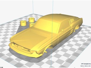 Autos ford mustang Spielzeug & Spiele 3dmodel Auto Modell - 3d print model - Mito3D