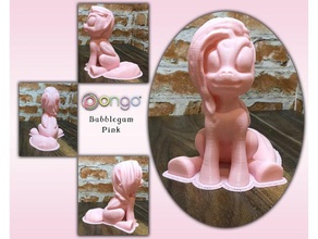 mlp based pegasus easy print no supports toys & games my little pony nosupport unicorn 3d print model - Mito3D