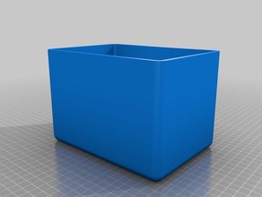 minha caixa personalizada cantos arredondados recipientes personalizado 3d print model - Mito3D