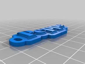 peppe i portachiavi su misura 3d print model - Mito3D