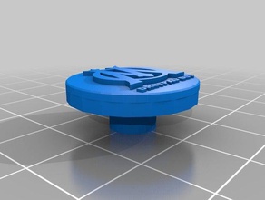 düğmesi el spinner om 3d baskı 3d print model - Mito3D