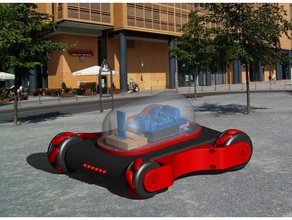mecanum roue de knight rider r c véhicules 3d print model - Mito3D