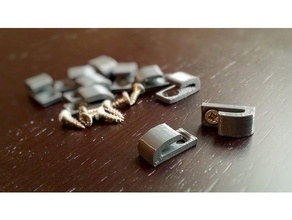 striscia led clip arredamento porta di montaggio del 3d print model - Mito3D
