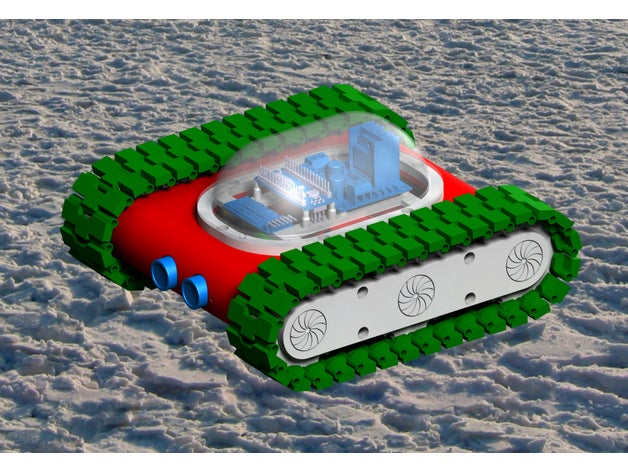 diy rc tank controller bluetooth r c vehicles 3D print model - Mito3D