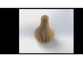 vase decor dagoma discoeasy 200 flower 3d print model - Mito3D