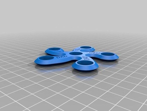 puro luulia-waasa A impressão 3d pai giratório fidget mão spinner 3d print model - Mito3D