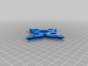 my customized edgy fidget star pick-a-weight toys & games 3d print model - Mito3D