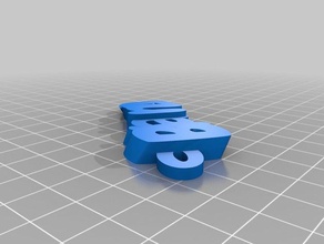bianca2 Anahtarlık özelleştirilmiş 3d print model - Mito3D